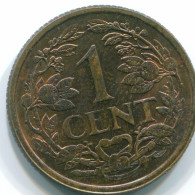 1 CENT 1968 ANTILLAS NEERLANDESAS Bronze Fish Colonial Moneda #S10811.E.A - Nederlandse Antillen