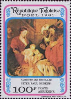 Togo (Rep) Avion N** Yv:458/460 Noël Peintures De Rubens - Togo (1960-...)