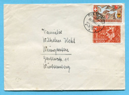 Zensurbrief Von Dietlikon Nach Weingarten 1941 - Covers & Documents