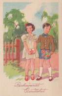 NIÑOS Escenas Paisajes Vintage Tarjeta Postal CPSMPF #PKG730.A - Scene & Paesaggi