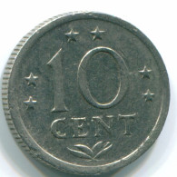 10 CENTS 1971 ANTILLES NÉERLANDAISES Nickel Colonial Pièce #S13451.F.A - Antille Olandesi