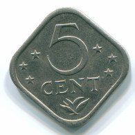 5 CENTS 1978 NETHERLANDS ANTILLES Nickel Colonial Coin #S12286.U.A - Nederlandse Antillen