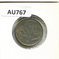 2 KORUN 1983 CHECOSLOVAQUIA CZECHOESLOVAQUIA SLOVAKIA Moneda #AU767.E.A - Checoslovaquia