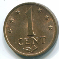 1 CENT 1972 NETHERLANDS ANTILLES Bronze Colonial Coin #S10634.U.A - Antilles Néerlandaises