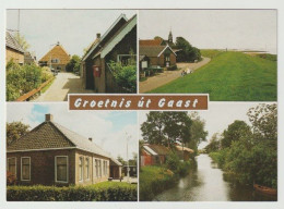 Ansichtkaart-postcard Groetnis út Gaast (NL) - Other & Unclassified