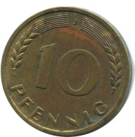 10 PFENNIG 1950 J BRD ALLEMAGNE Pièce GERMANY #AD831.9.F.A - 10 Pfennig