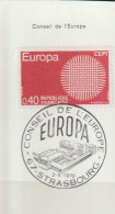 FRANCE : N° 1637 Oblitéré Sur Fragment TàD 1er Jour : 2.5.1970 à Strasbourg -67- (Europa) - PRIX FIXE - - Used Stamps