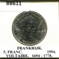 5 FRANCS 1994 FRANCE Pièce #BB611.F.A - 5 Francs