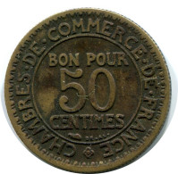 50 CENTIMES 1922 FRANKREICH FRANCE Französisch Münze #BA956.D.A - 50 Centimes
