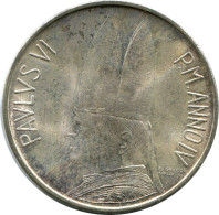 500 LIRE 1966 VATICAN Pièce Paul VI (1963-1978) ARGENT #AH359.13.F.A - Vaticano (Ciudad Del)