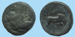 BULL AUTHENTIC ORIGINAL ANCIENT GREEK Coin 2.3g/14mm #AG156.12.U.A - Griechische Münzen