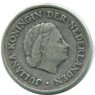 1/4 GULDEN 1963 NIEDERLÄNDISCHE ANTILLEN SILBER Koloniale Münze #NL11209.4.D.A - Nederlandse Antillen