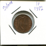 1 PENNY 1982 IRELAND Coin #AN643.U.A - Irlande