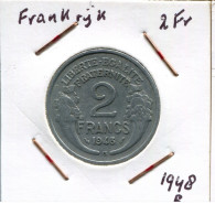 2 FRANCS 1948 B FRANCE French Coin #AM603.U.A - 2 Francs