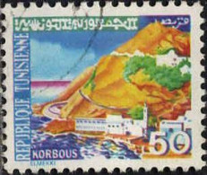 Tunisie (Rep) Poste Obl Yv: 889/890 Paysages Korbous & Mides (cachet Rond) - Tunisia (1956-...)