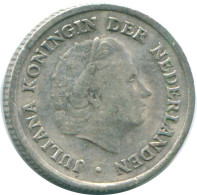 1/10 GULDEN 1959 NETHERLANDS ANTILLES SILVER Colonial Coin #NL12213.3.U.A - Niederländische Antillen