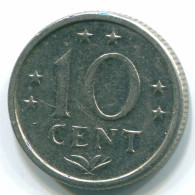 10 CENTS 1971 ANTILLAS NEERLANDESAS Nickel Colonial Moneda #S13462.E.A - Antille Olandesi