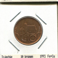 10 KORUN 1993 CHECOSLOVAQUIA CZECHOESLOVAQUIA SLOVAKIA Moneda #AS543.E.A - Tsjechoslowakije