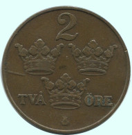 2 ORE 1912 SWEDEN Coin #AC813.2.U.A - Zweden