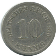 10 PFENNIG 1896 D ALEMANIA Moneda GERMANY #AE495.E.A - 10 Pfennig