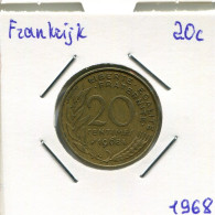 20 CENTIMES 1968 FRANCIA FRANCE Moneda #AM849.E.A - 20 Centimes