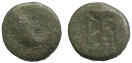 TRIPOD Auténtico Original GRIEGO ANTIGUO Moneda 2.1g/14mm #NNN1170.9.E.A - Griechische Münzen