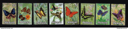 1970 Malaysia, Stanley Gibbons N. 64/71 - Farfalle - MNH** - Schmetterlinge