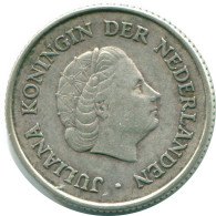 1/4 GULDEN 1963 NIEDERLÄNDISCHE ANTILLEN SILBER Koloniale Münze #NL11205.4.D.A - Niederländische Antillen