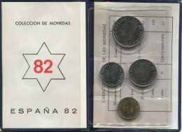 SPANIEN SPAIN 1980*82 Münze SET MUNDIAL*82 UNC #SET1260.4.D.A - Sets Sin Usar &  Sets De Prueba