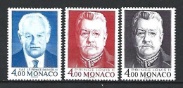 Timbre De Monaco Neuf ** N 1562 / 1564 - Ongebruikt