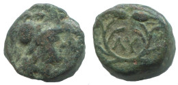 WREATH Auténtico ORIGINAL GRIEGO ANTIGUO Moneda 1.4g/10mm #AA245.15.E.A - Griechische Münzen