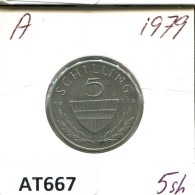 5 SCHILLING 1979 AUTRICHE AUSTRIA Pièce #AT667.F.A - Oostenrijk