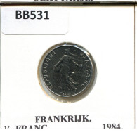 1/2 FRANC 1984 FRANCE Pièce #BB531.F.A - 1/2 Franc