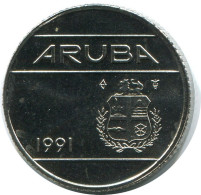 10 CENTS 1991 ARUBA Moneda (From BU Mint Set) #AH077.E.A - Aruba