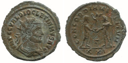 DIOCLETIAN ANTONINIANUS Cyzicus Γ/xxi AD306 Concord 2.9g/22mm #NNN1725.18.F.A - Die Tetrarchie Und Konstantin Der Große (284 / 307)