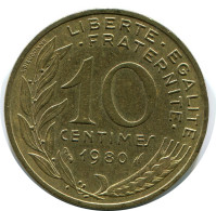 10 CENTIMES 1980 FRANCIA FRANCE Moneda #AZ394.E.A - 10 Centimes