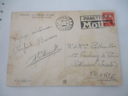 PANETTONE MOTTA FLAMME OMEC FIRENZE ITALIA - 1946-60: Storia Postale