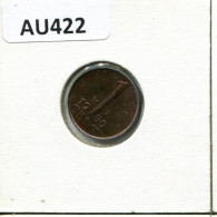 1 CENT 1980 INÉERLANDAIS NETHERLANDS Pièce #AU422.F.A - 1948-1980 : Juliana