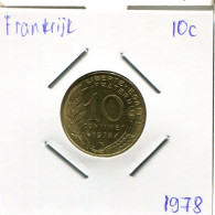10 CENTIMES 1978 FRANCE Coin French Coin #AM819.U.A - 10 Centimes