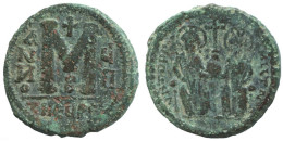 FLAVIUS JUSTINUS II FOLLIS Antique BYZANTIN Pièce 13.2g/31mm #AA485.19.F.A - Byzantine