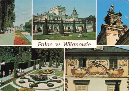 POLOGNE - Warszawa - Palac I Ogrod W Wilanowie / XVII W / Szpaelry Nad Jeziorme - Multi-vues - Animé - Carte Postale - Poland