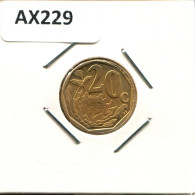 20 CENTS 1997 SOUTH AFRICA Coin #AX229.U.A - Südafrika