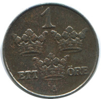 1 ORE 1918 SUECIA SWEDEN Moneda #AD161.2.E.A - Suède
