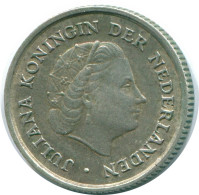 1/10 GULDEN 1963 NETHERLANDS ANTILLES SILVER Colonial Coin #NL12515.3.U.A - Nederlandse Antillen