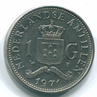 1 GULDEN 1971 NIEDERLÄNDISCHE ANTILLEN Nickel Koloniale Münze #S12017.D.A - Antillas Neerlandesas