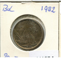 20 FRANCS 1982 DUTCH Text BÉLGICA BELGIUM Moneda #AU654.E.A - 20 Francs