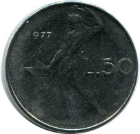 50 LIRE 1977 ITALIA ITALY Moneda #AZ534.E.A - 50 Lire