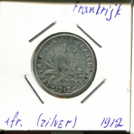 1 FRANC 1912 FRANCE Pièce Française #AM265.F.A - 1 Franc