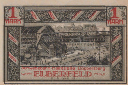 1 MARK 1920 Stadt ELBERFELD Rhine UNC DEUTSCHLAND Notgeld Banknote #PA527 - [11] Emissioni Locali