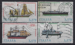 Italy 1977  Schiffsbau  (o) Mi.1579-1582 - 1971-80: Used